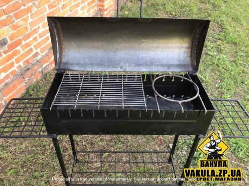 Універсальний мангал барбекю 2 в 1