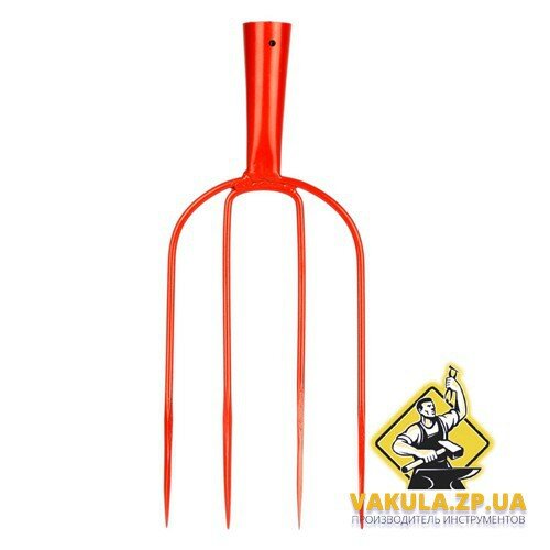 Вилы для сена и соломы 4 зуба каленные Вилы для сена и соломы 4 зуба каленные